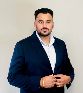 Portrait of Sahil Sharma, Associate.
